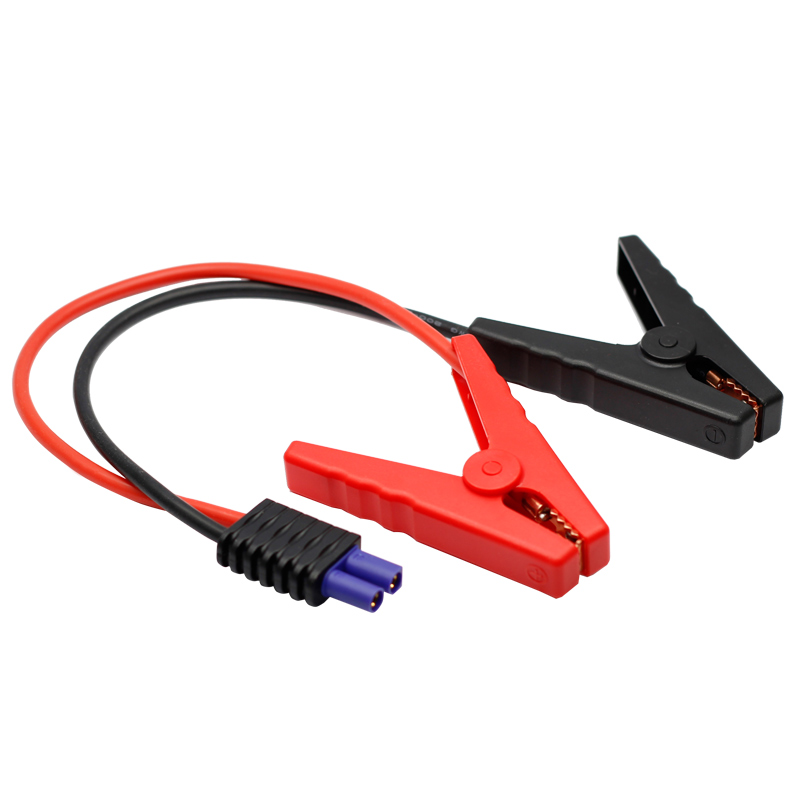 Automobile emergency battery clamp harness intelligent starting power battery clamp