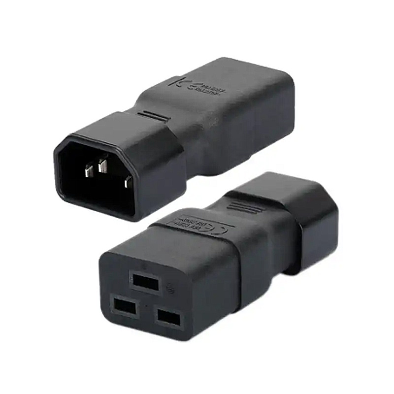 PDU UPS Power IEC Male C14 to Female C19 Adapter Connector