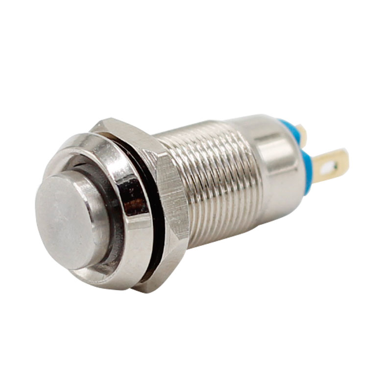 8mm metal anti-vandal momentary latching custom push button metal switch