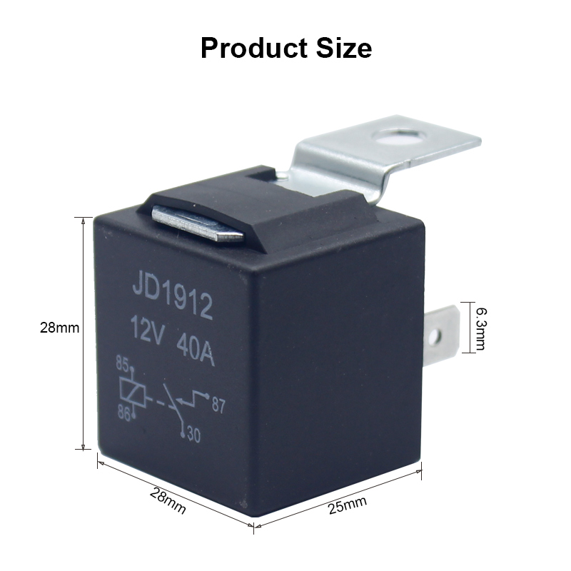 12V 24V 40A SPDT DC Power 4 Pin Car Auto Battery Relay3