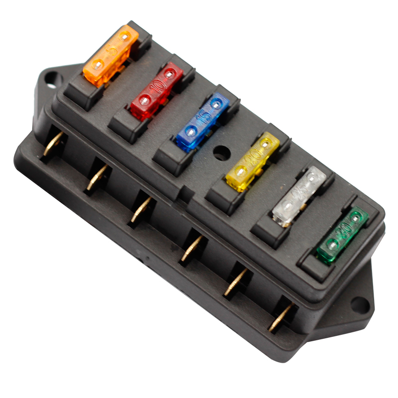 6/8/10/12 Way Mini Circuit Auto Fuse Box For Car Truck Van