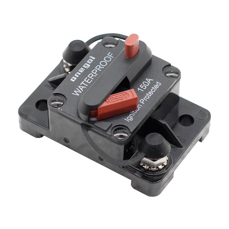 50A 80A 100A 120A 130A 150A 175A 200A 12V 48VDC Auto Cars Marine Waterproof Reset Circuit Breaker