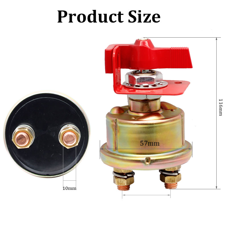 12V 300A Auto Car Truck Boat Camper PICKUP Red Battery Isolator Disconnect Cut Off Switch 3 buyers3