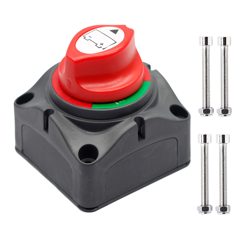 Battery Switch 12-48V Waterproof Heavy Duty Battery Power Cut Master Switch Disconnect Isolator for Car Vehicle RV and Marine