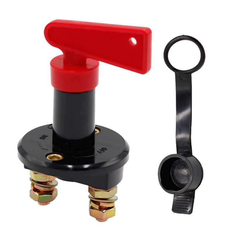 Battery Disconnect Switch 12-48V Battery Kill Switch Isolator Cut OFF Power for Marine Car Boat RV ATV Auto Truck Vehicles