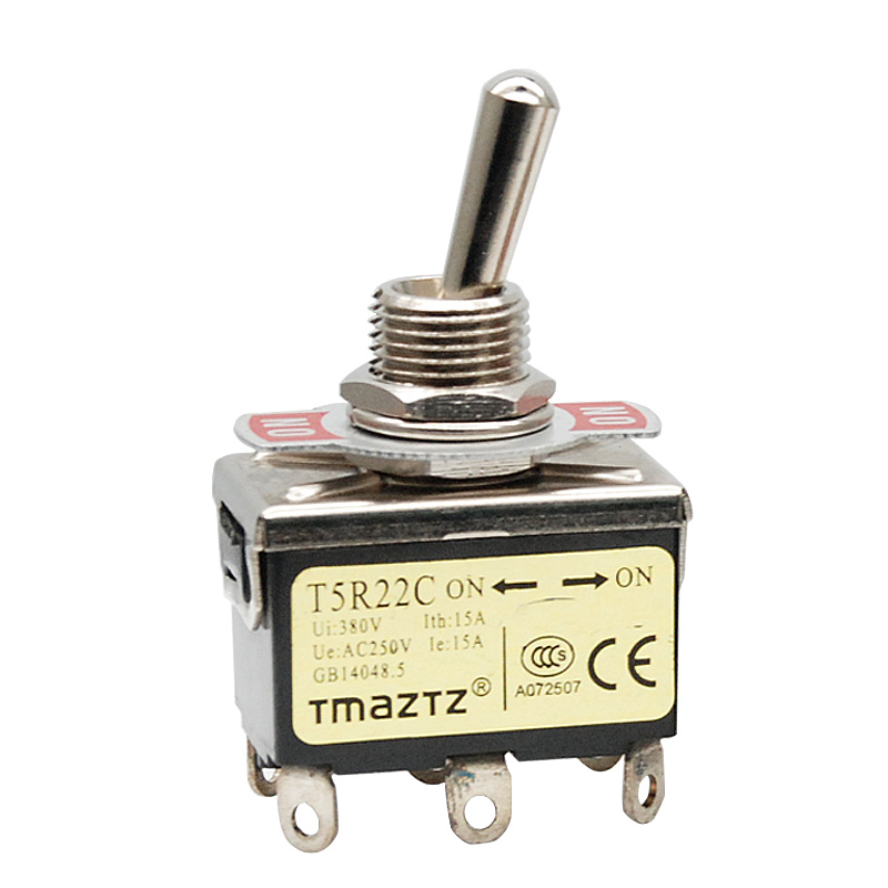 15A 250V 20A 125V AC ON OFF ON 3 Position  DPDT Heavy Duty Rocker Toggle Switches