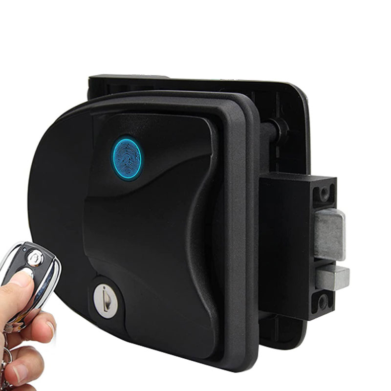 RV Motorhome Door Lock Keyless Camper Fingerprint Recognition Remote Control Unlocking Key Smart Caravan RV Lock2