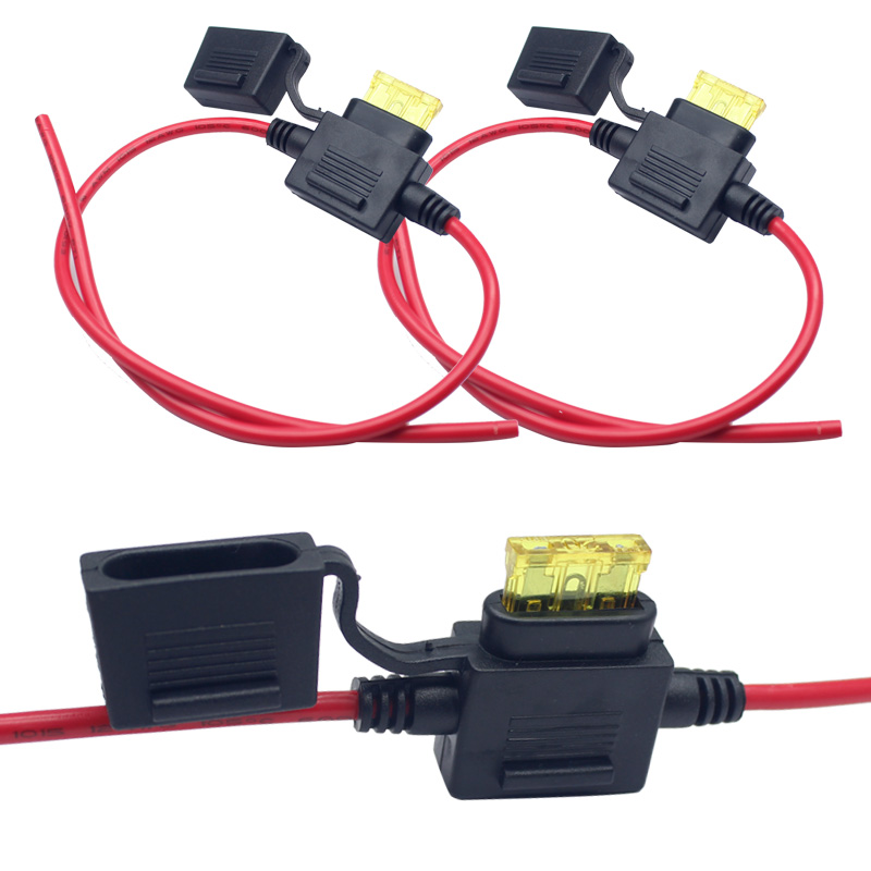 Waterproof In-Line ATO ATC Fuse Holder Auto 12V Car Add a circuit Fuse TAP Adapter Mini ATM APM blade fuse holder3