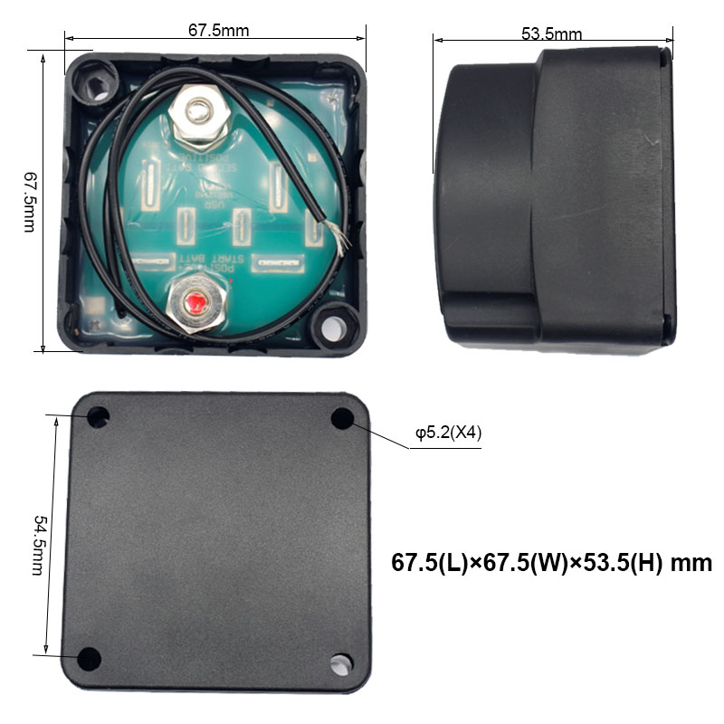 12V 140Amp Voltage Sensitive Relay VSR Double Battery Automatic Charging Relay Dual Smart Battery Isolator2