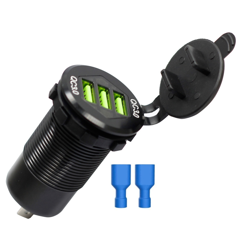 12V/24V 36W QC3.0 USB Charger Socket USB Outlet Fast Charge 3 USB 3.0 Car Charger3