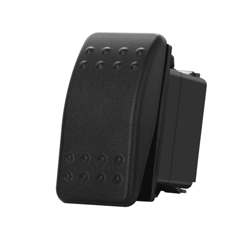 12v 24v ON OFF Dual Light 3Pin Customized Waterproof Boat Rocker Switch With Lasered Symbol