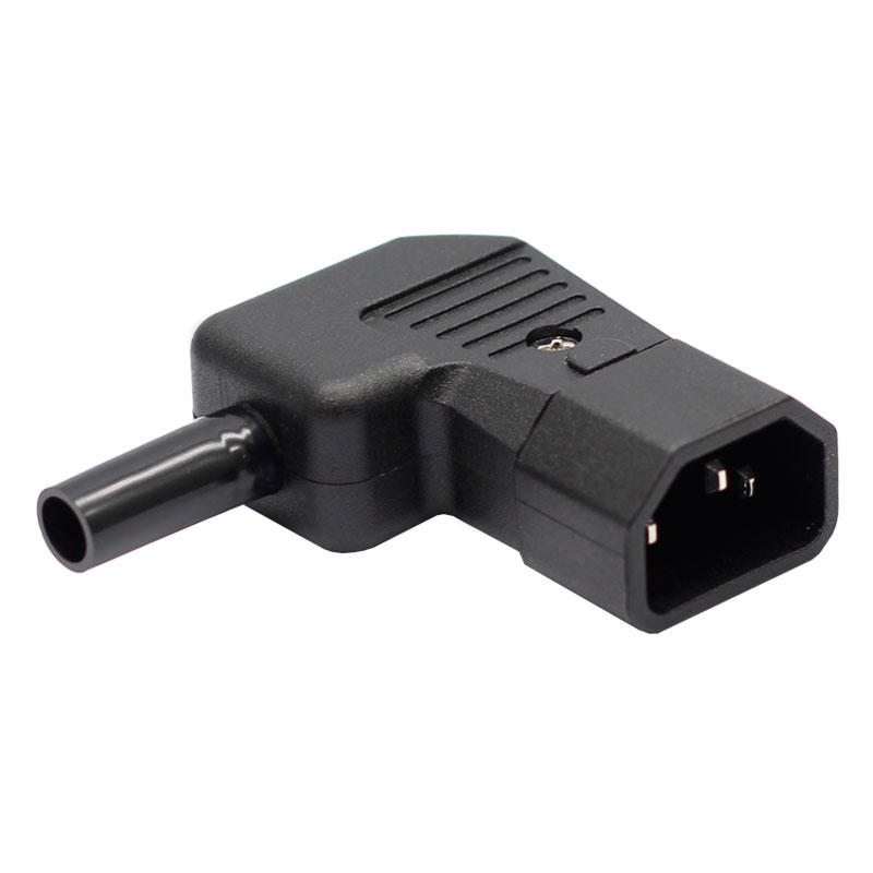 High quality CE TUV RoHs iec power right adapter c13 C14 socket connector