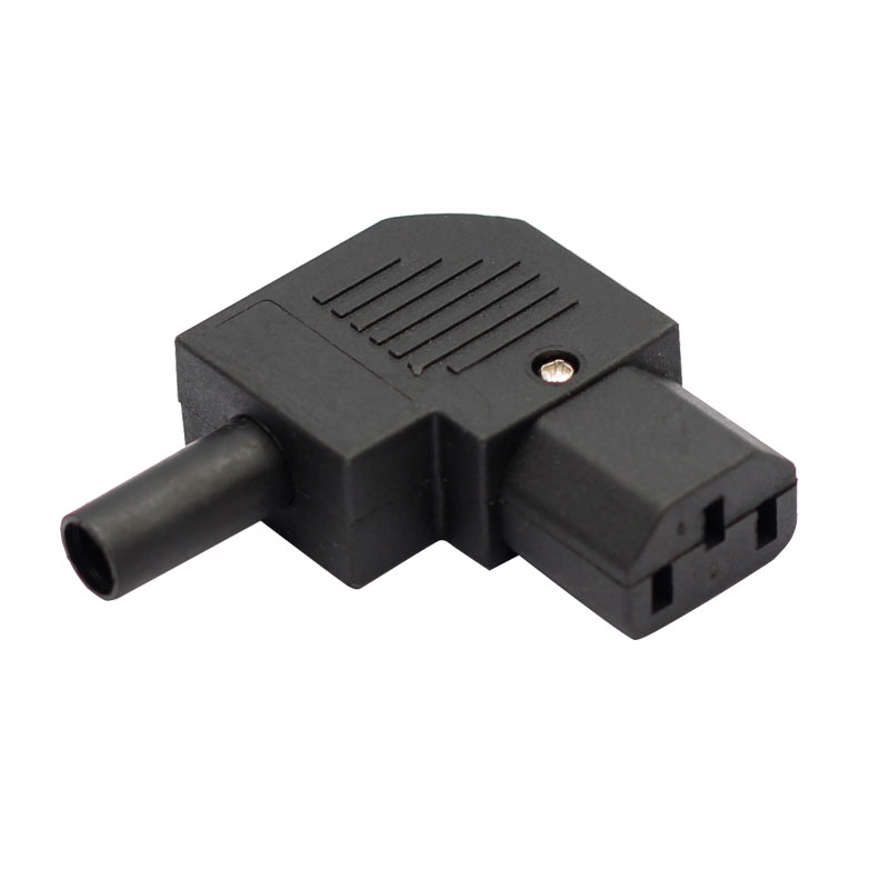 High quality CE TUV RoHs iec power right adapter c13 C14 socket connector