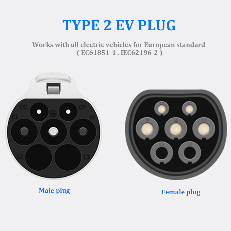 Brand new EV Charging Plug Ev charger CAR EVEV charger connectors from top manufacture with 16A intelligent controller2