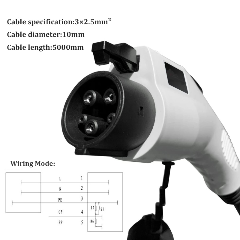 NEMA 5-15P adjustable mode 2 ev car charger SAE J1770 new EV Charging Plug Ev charger CAR EVEV charger connectors2