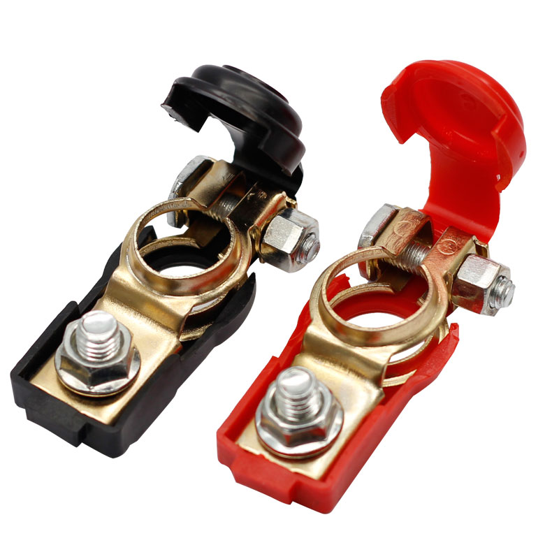 Car Battery Cable Terminal Clamps-Connectors Battery Terminal with Plastic Cover