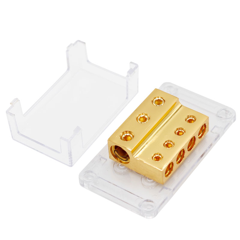 12V High Quality Car Audio Power Distribution Block Price Car Fuse Holder fine copper