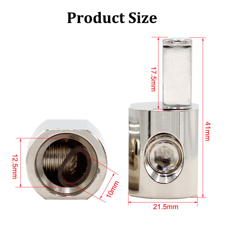 hight quality 2 Stinger Power Ground Wire Reducer 0 to 4 Gauge Pin Amplifier Connection2