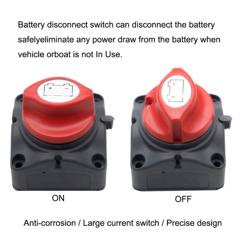 300A Heavy Duty Dpdt 12-48V Dual Car Vehicle RV Marine Boat Battery Isolator Master Switch Disconnect Power Cut Off Kit3