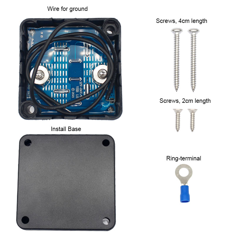 Waterproof 12V 140A Smart Voltage Sensitive Relay Dual battery isolator For Marine Car3