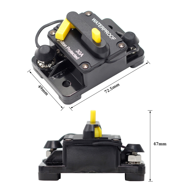 40A 50A 60A 70A 80A 100A 150A 200A 250A 300A Marine Solar Truck Car Audio Inline Automotive Circuit Breaker2