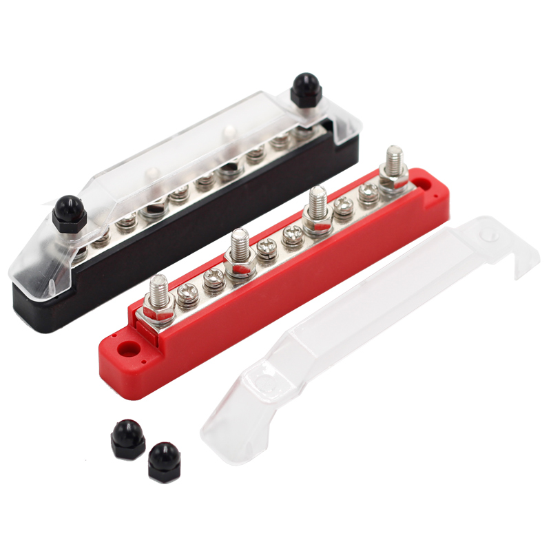 8 Terminal 130A/150A BusBar Block & Cover for Car Boat Marine E3U3