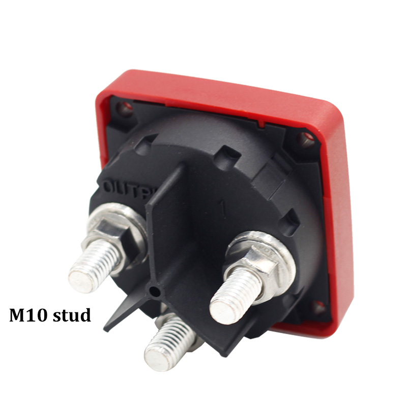 Car Auto RV Marine Boat 12V-48V 300A Single Circuit Battery Selector Isolator Disconnect Rotary Switch Cut3