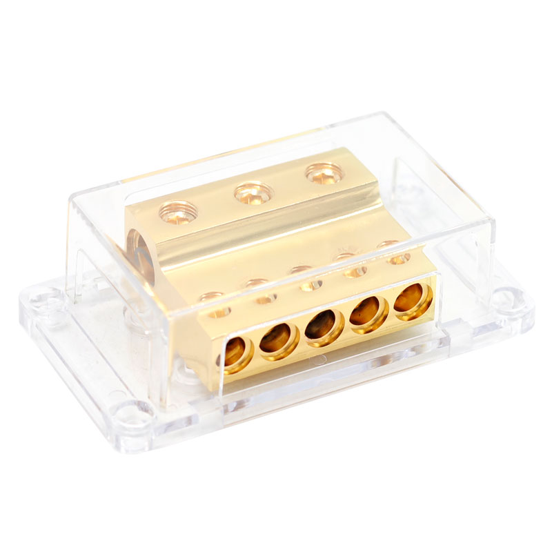 12V 6 Way 4GA 2 4GA Output Power High Quality Terminal Block Portable Fuse Block Cable Splitter Power Distribution Block