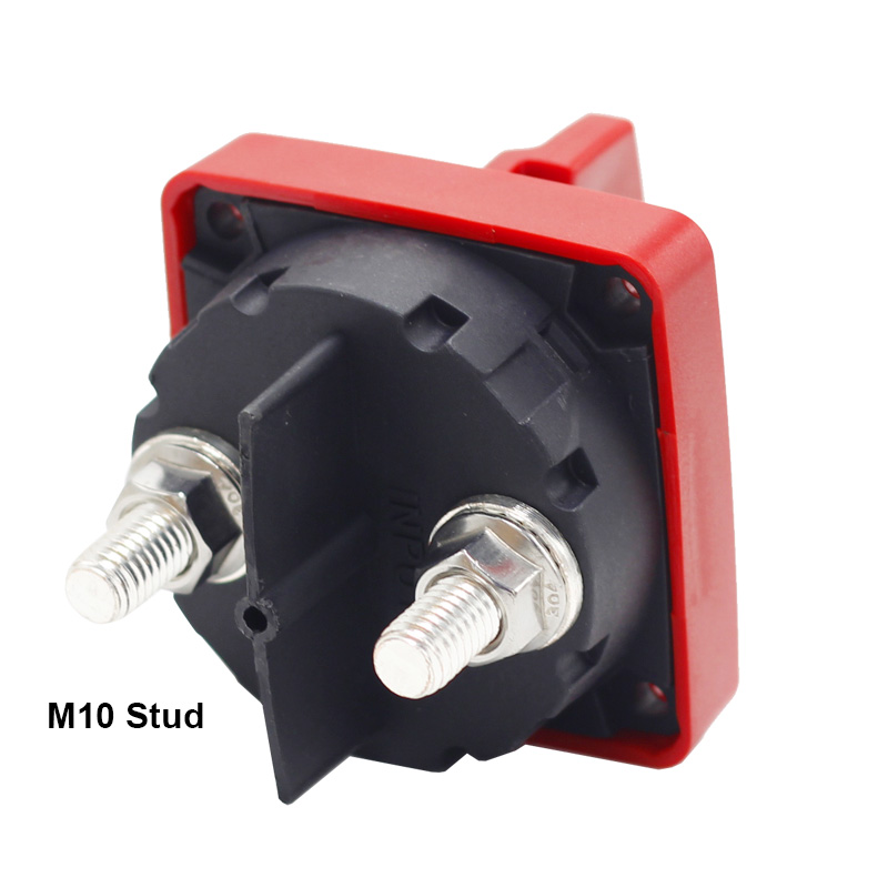 6004 single circuit ON - OFF battery master cut off switch in RED with removable key2