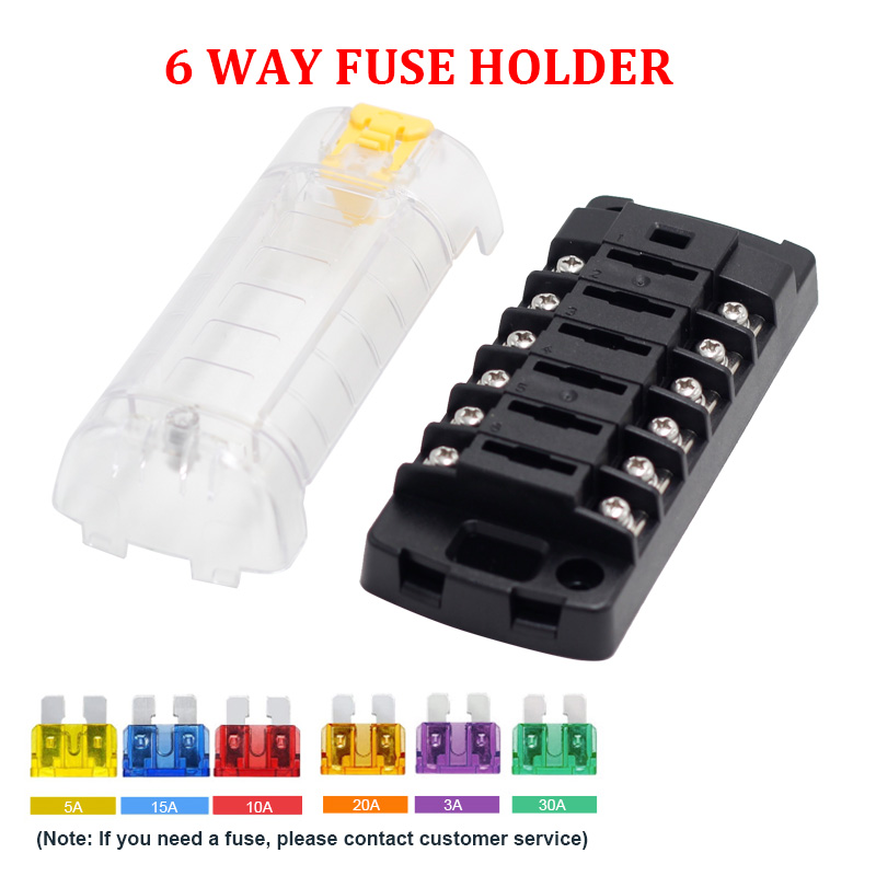 32V 100A fuse holder 6 way high quality fuse box from EL3