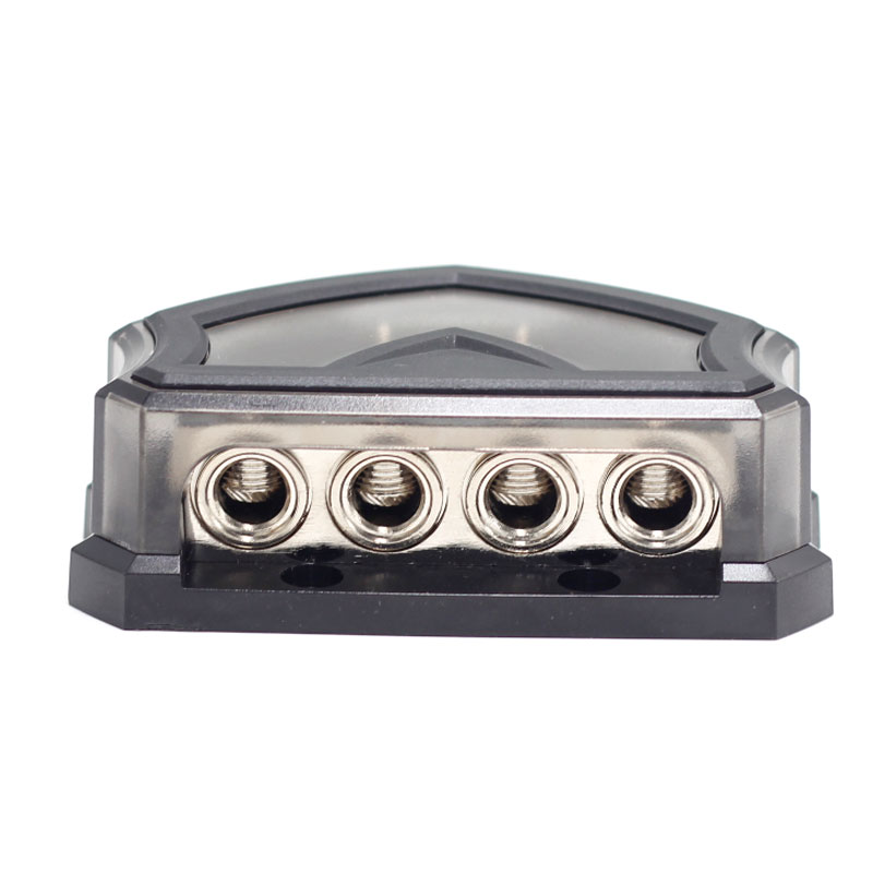 6-Way Power Distribution Block 2 X 0/2/4 Gauge In / 4 X 0/2/4 Gauge Out Power Distribution Ground Distributor Block2